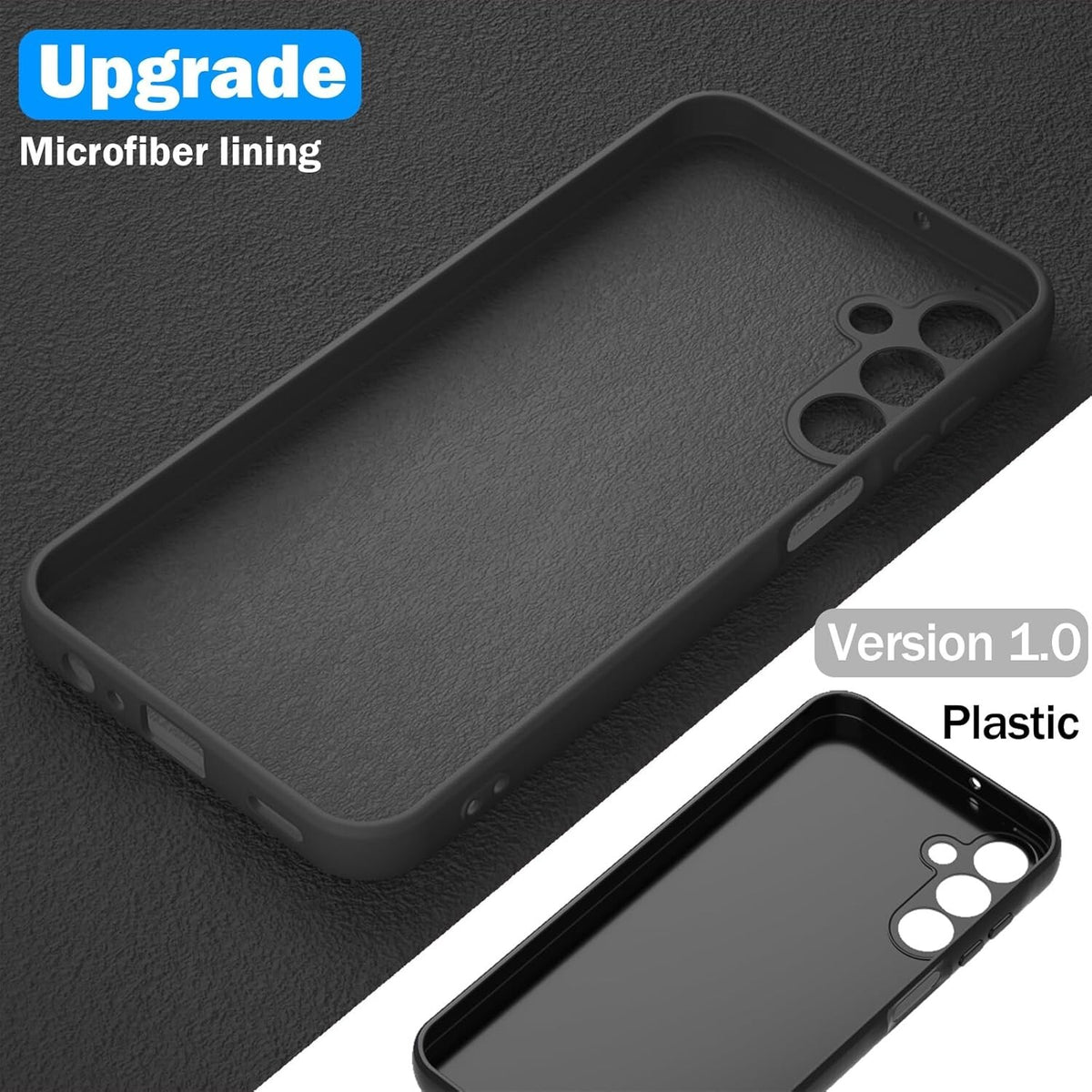 For Samsung Galaxy A16 Case, Slim Liquid Silicone Shockproof Armor phone cover