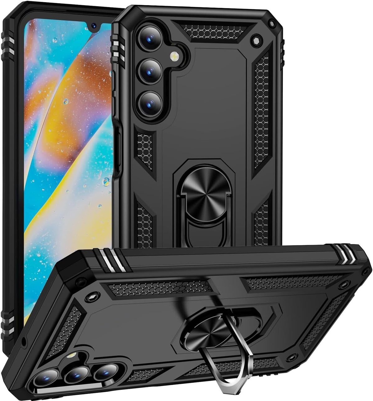 Case For Samsung Galaxy A05S A15 A25, TOUGH Shockproof ARMOUR Stand Phone Cover