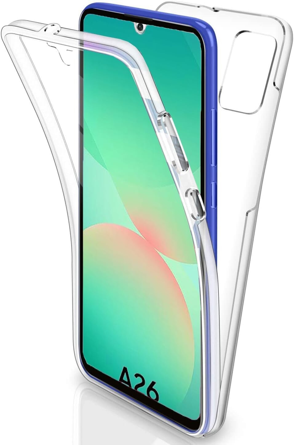 CLEAR FULL 360 Case For Samsung Galaxy A26 5G Shockproof Phone Cover