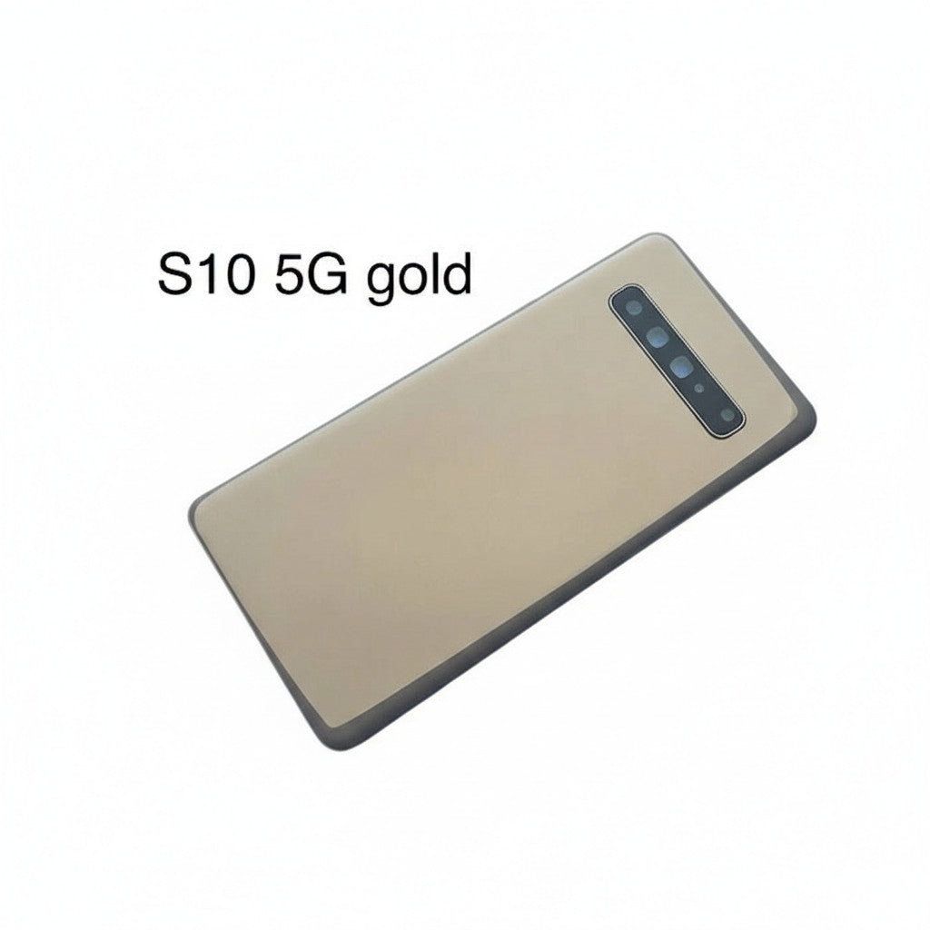 For Samsung Galaxy S10 5G G977B Rear Back Glass Battery Cover Camera LENS UK