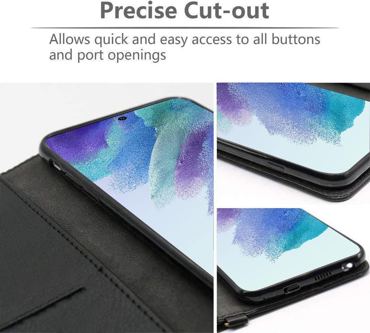 For Samsung A16 5G Galaxy A16 Phone Cover Leather Flip Gel Card Wallet Book Case