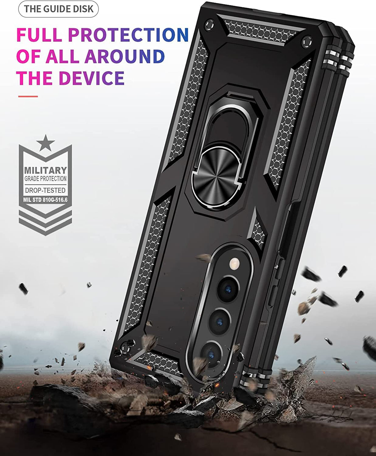 Bumper Armor Case For Samsung Galaxy Z Fold 4 3 5 Shockproof Stand Rugged Cover