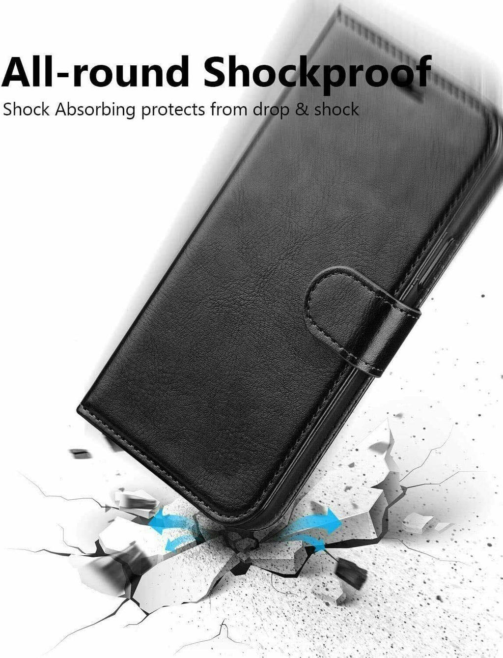 For Samsung Galaxy A12 Case Leather Wallet Book Flip Stand Cover for A12 Phone