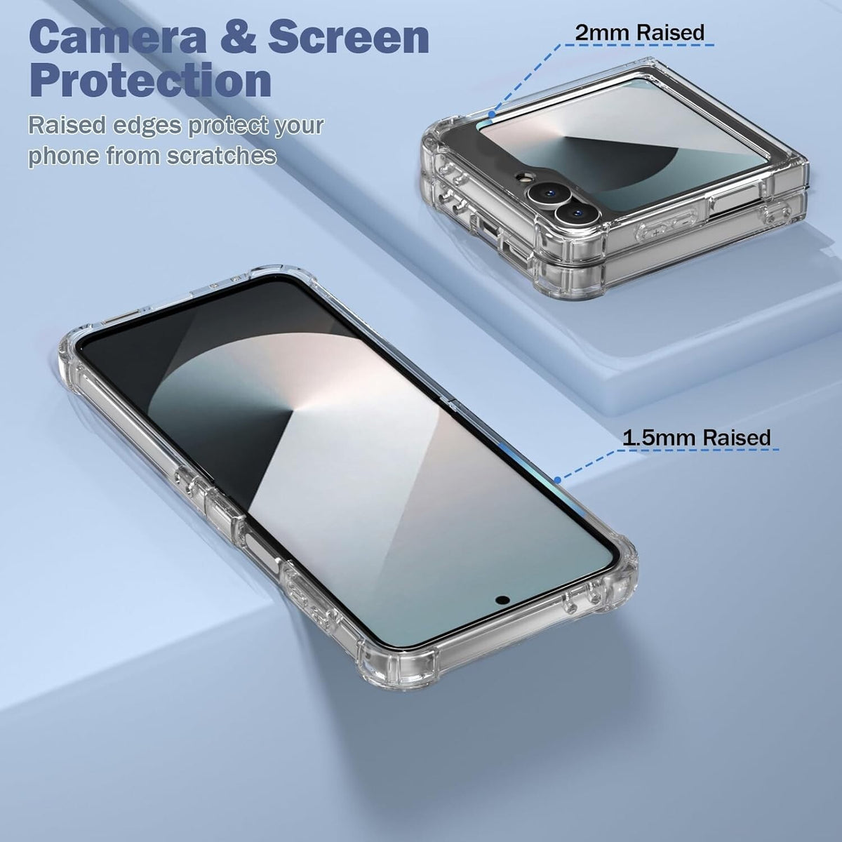 Clear Case For Samsung Galaxy Z Flip 6 Shockproof Slim Bumper Phone Cover