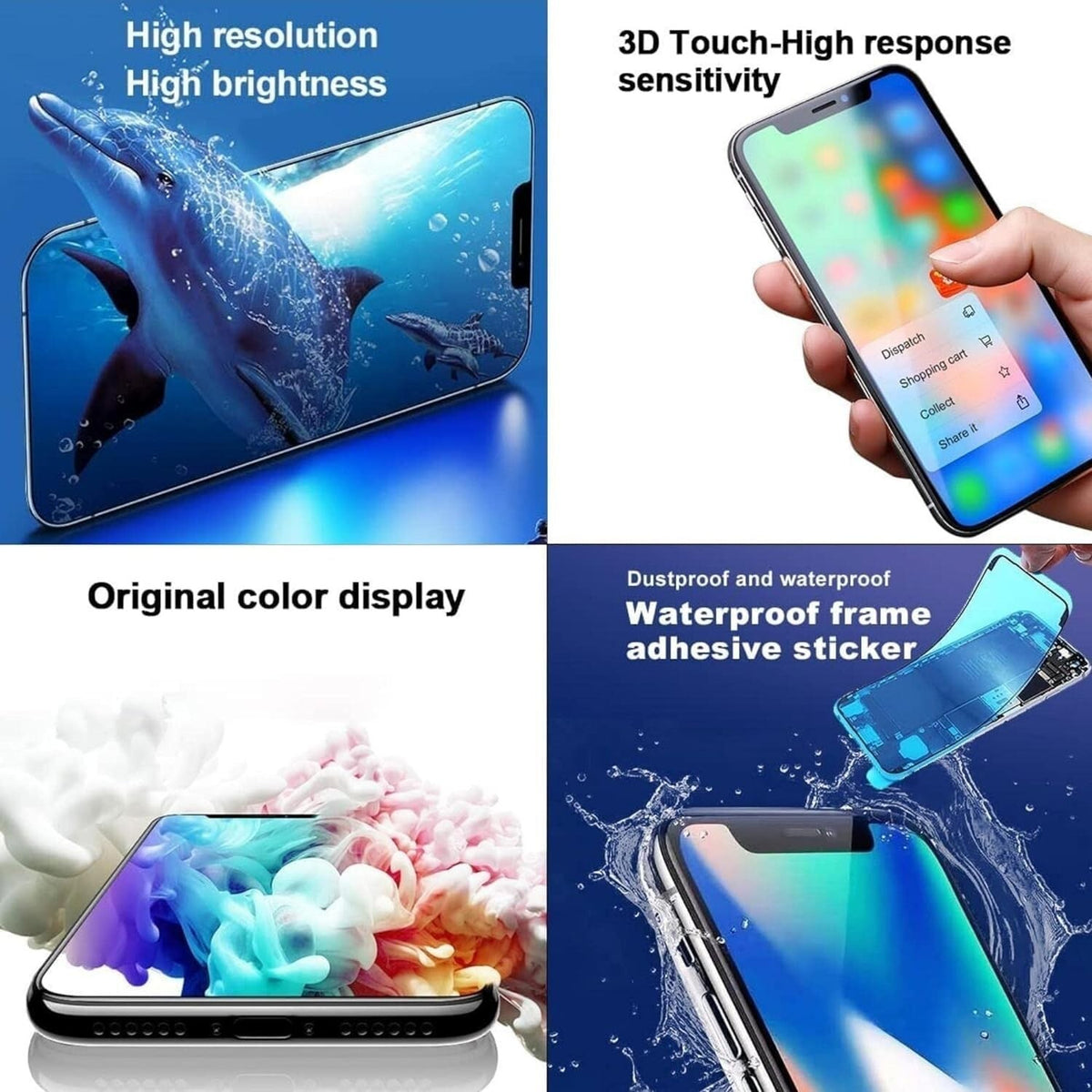 NEW iPhone 12 Pro Retina Incell LCD Display Touch Screen Digitiser Replacement