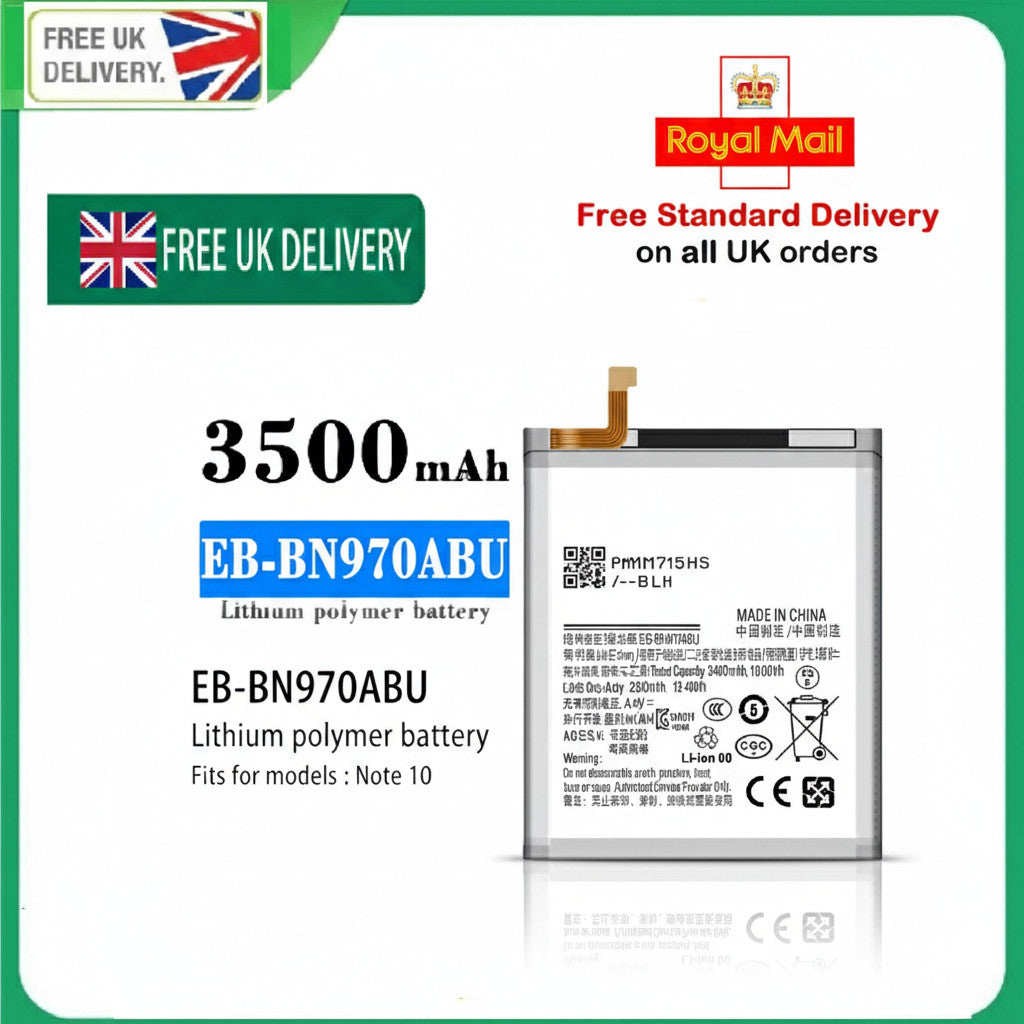 For Samsung Note 10 Brand New Replacement Battery 3500mAh Battery EB-BN970ABU