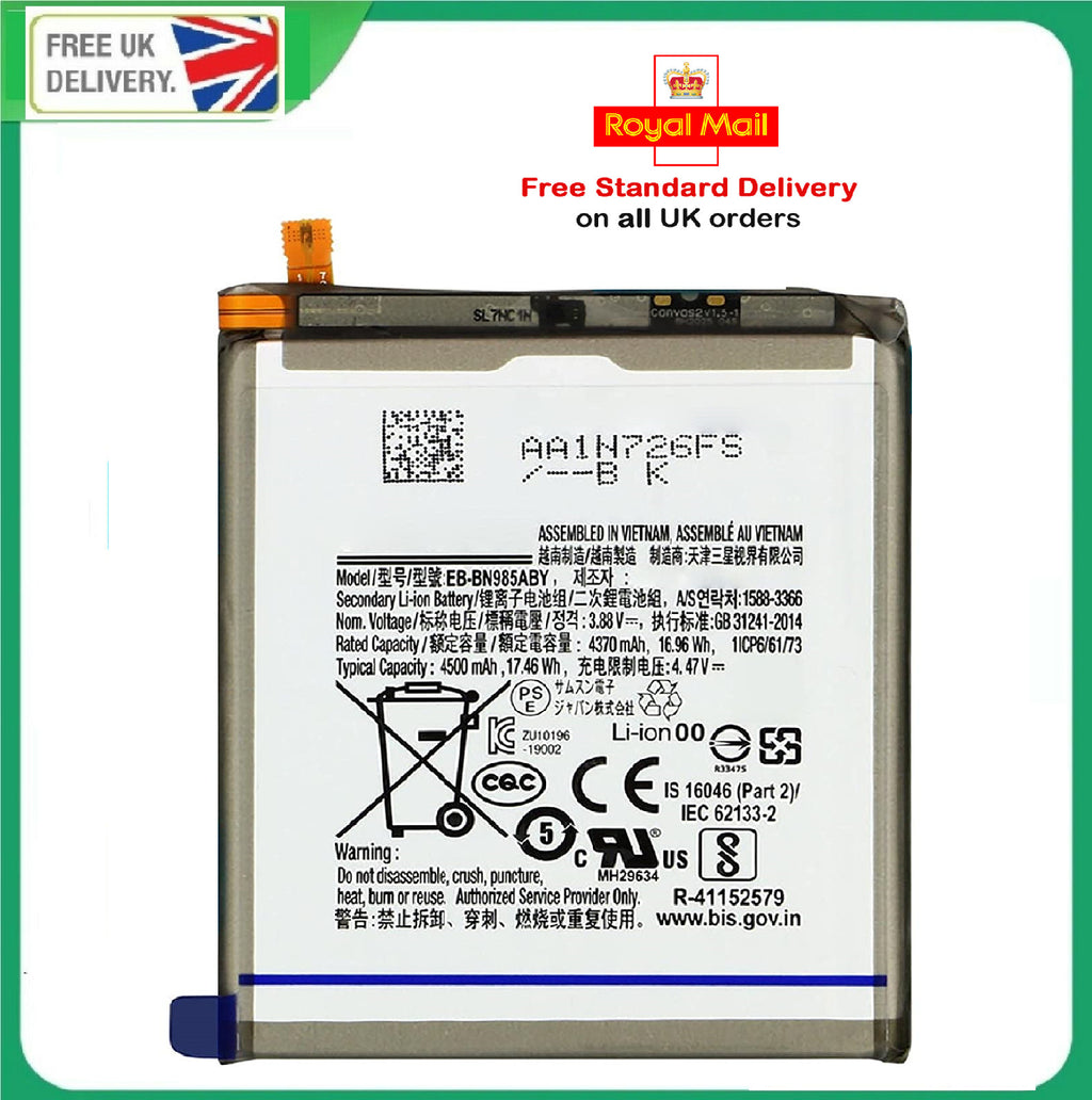 For Samsung Galaxy Note 20 Ultra Replacement Battery 4500mAh (EB-BN985ABY)