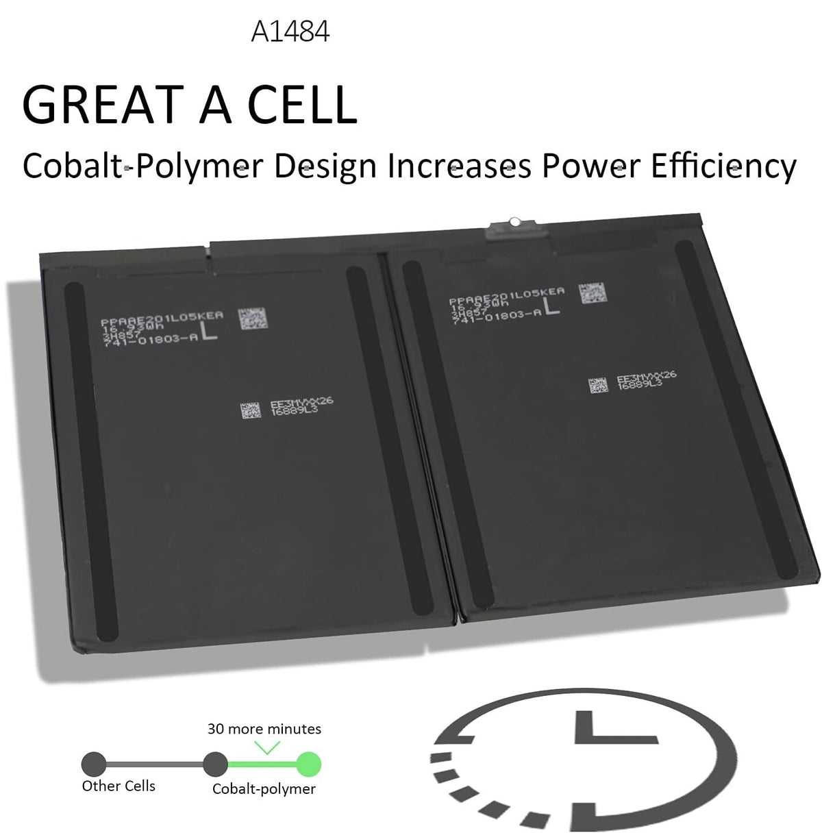 For iPad Air 1 iPad 5 8827mah A1484 A1474 1475 Replacement Battery for iPad 5