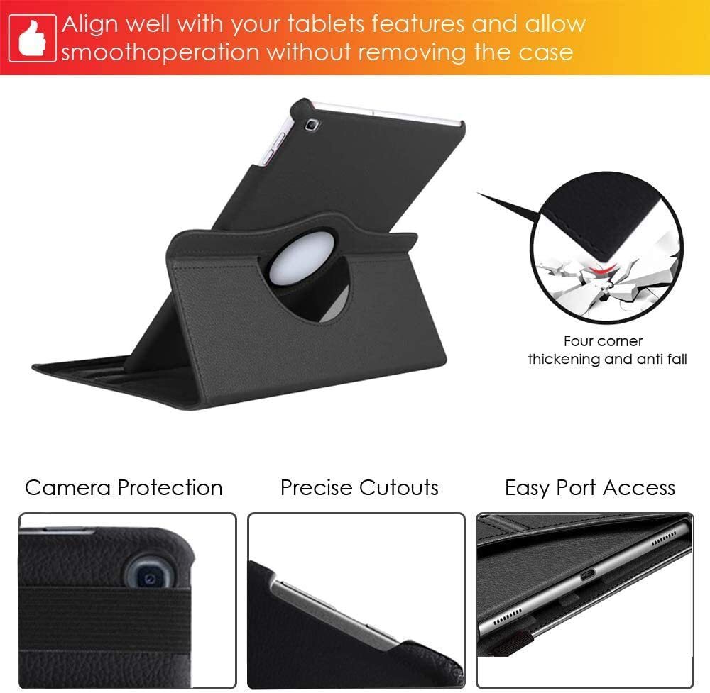 Tab A9 case 360 rotating stand