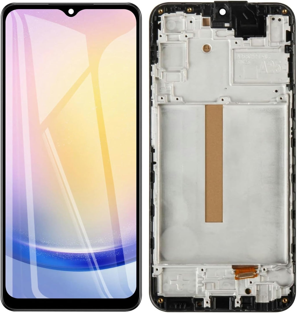 For Samsung Galaxy A25 5G SM-A256 LCD Display Digitizer Screen Replacement+Frame