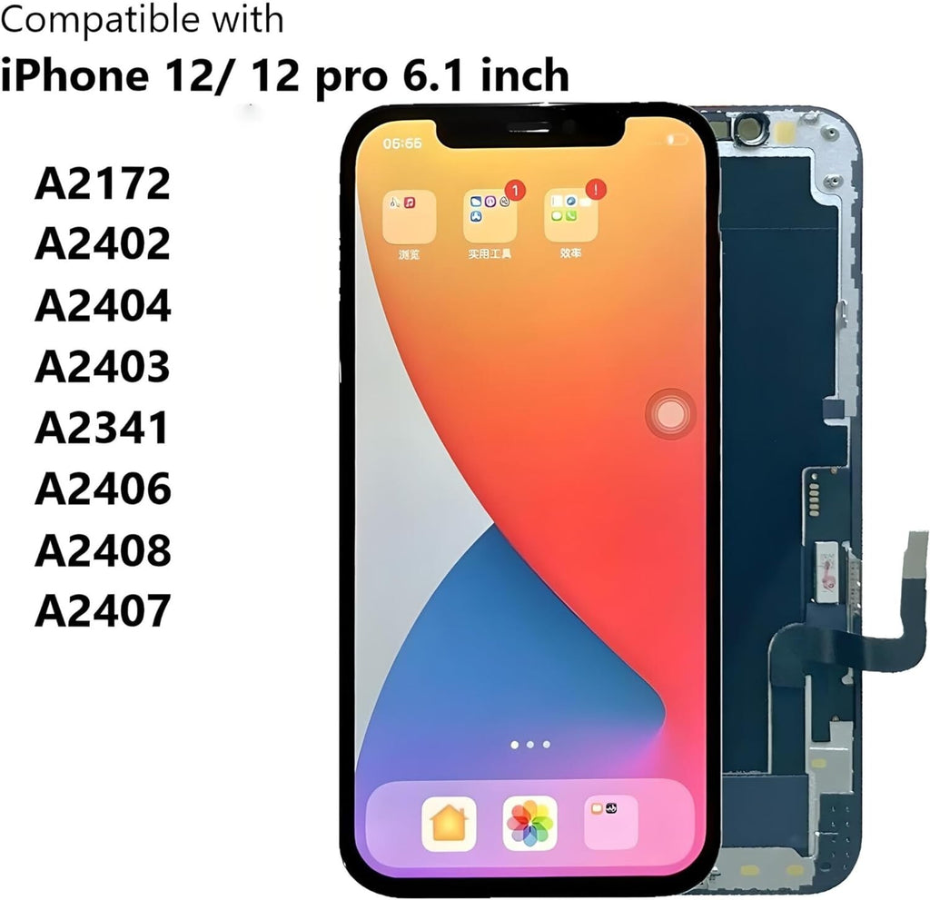 iPhone 12 / 12 Pro LCD Screen Replacement JK Display 3D Touch Digitizer