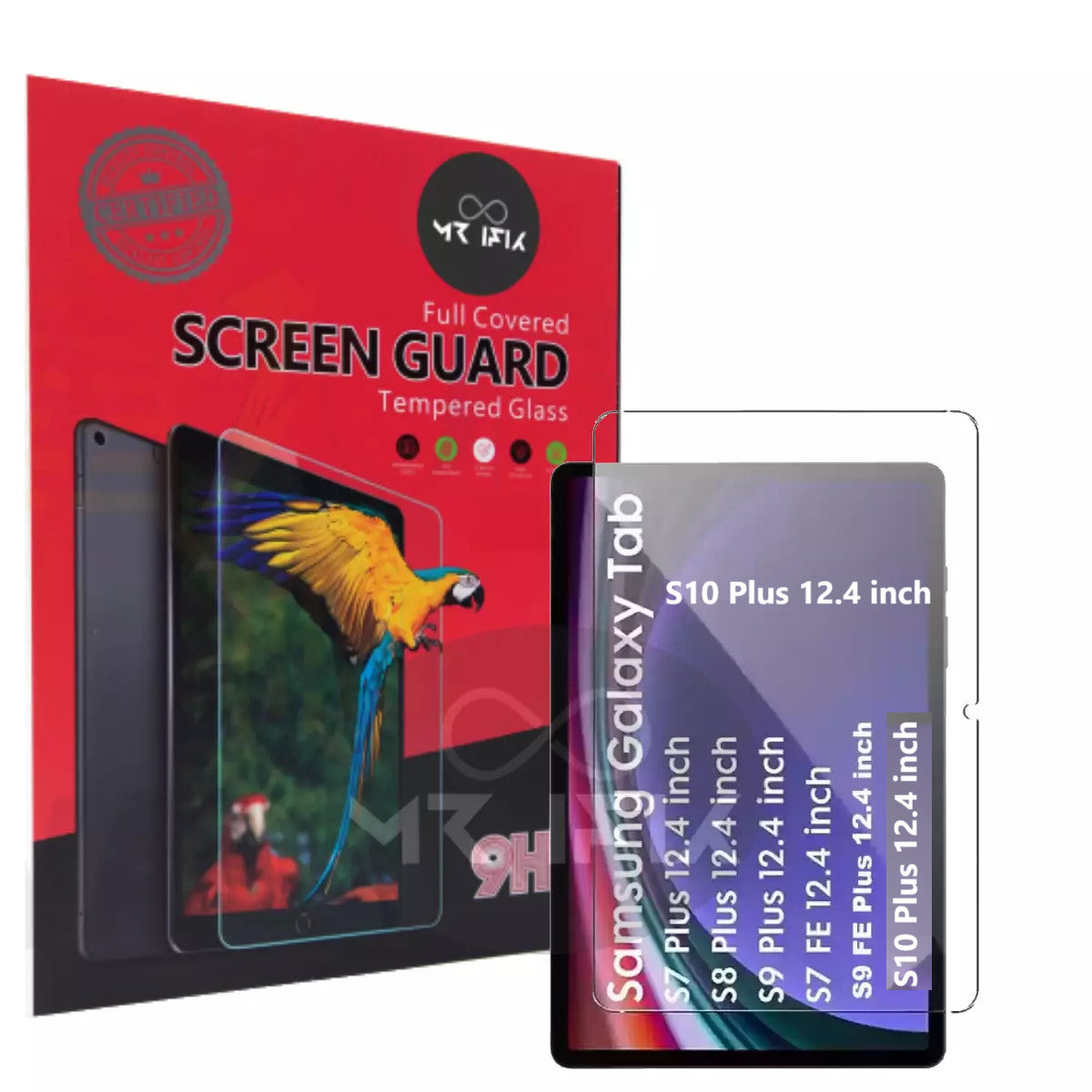 Tempered Glass Screen Protector For Samsung Galaxy Tab S7 FE 12.4 inch