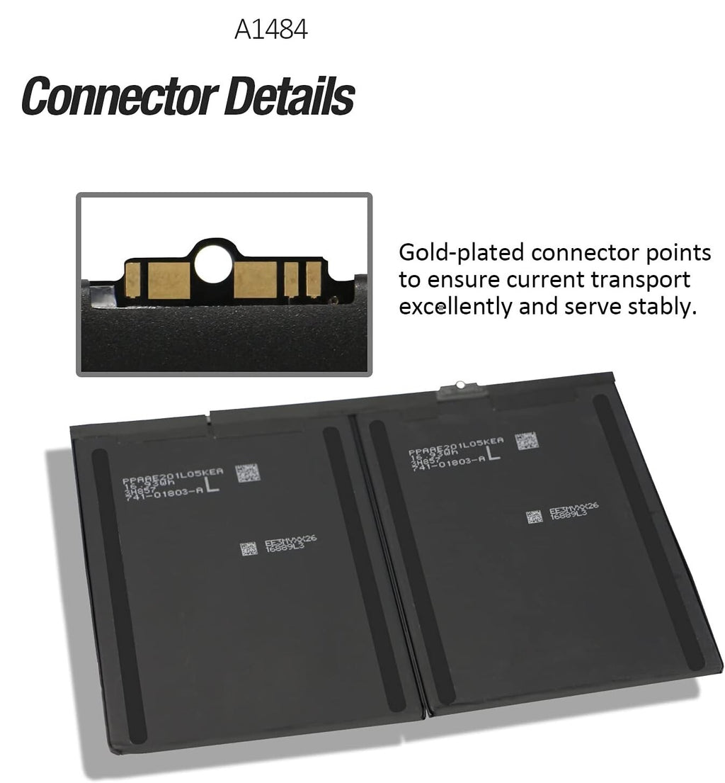 For iPad Air 1 iPad 5 8827mah A1484 A1474 1475 Replacement Battery for iPad 5