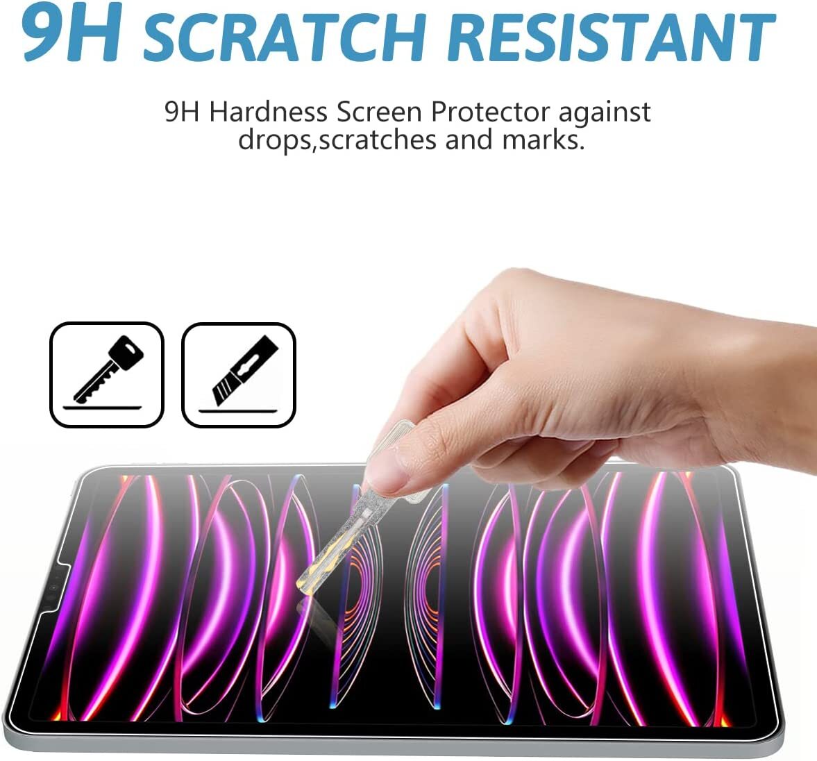 Tempered Glass Screen Protector For iPad Pro 11 Inch 1st 2nd 3rd 4th Generation
