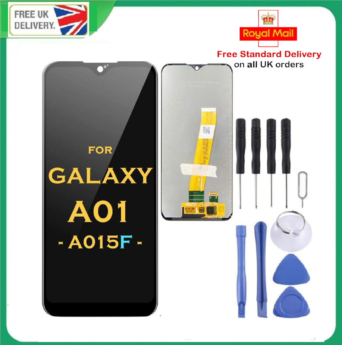 For Samsung A01,SM-A015F Complete LCD Touch Screen Display Replacement