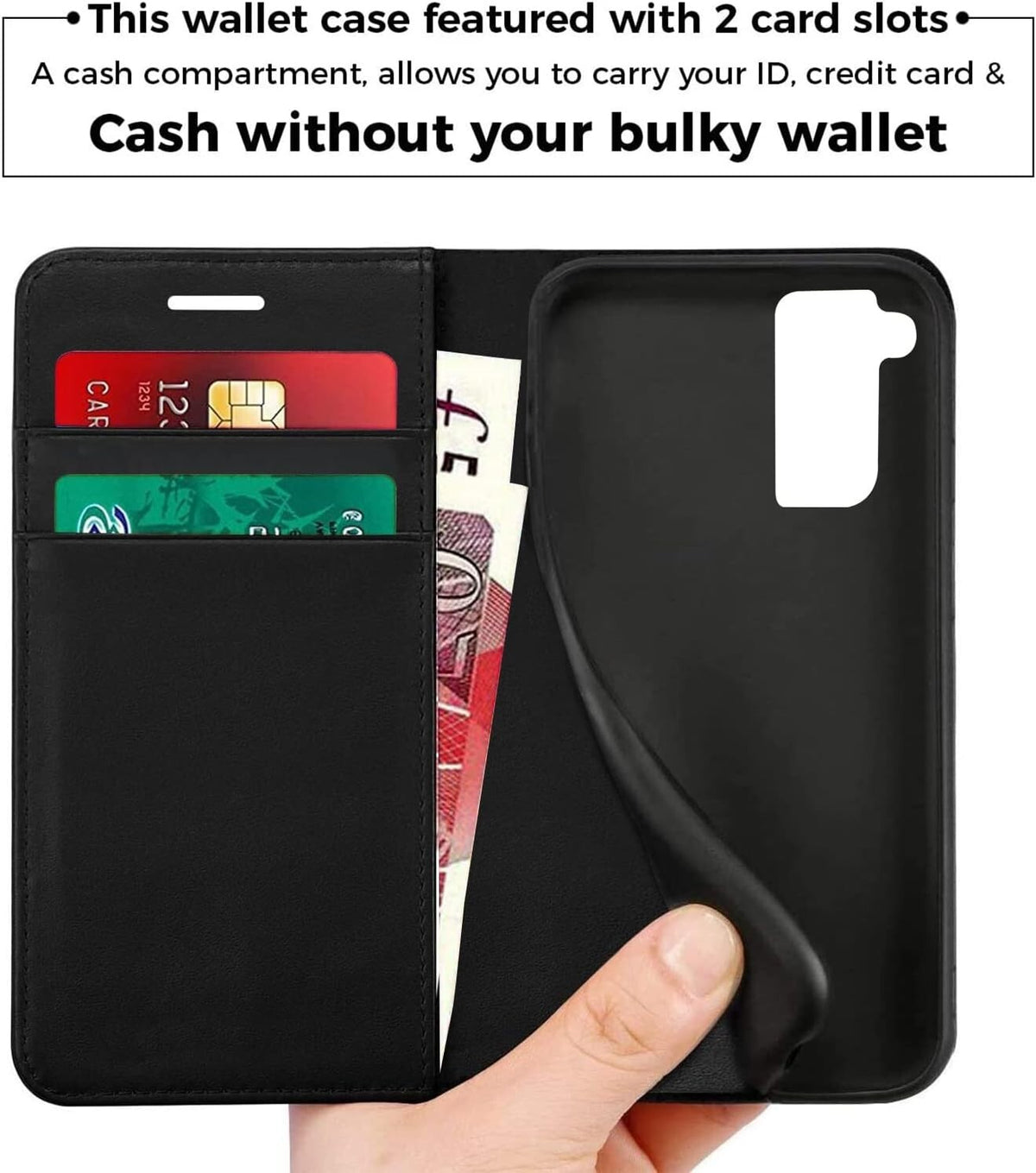 For Samsung A16 5G Galaxy A16 Phone Cover Leather Flip Gel Card Wallet Book Case
