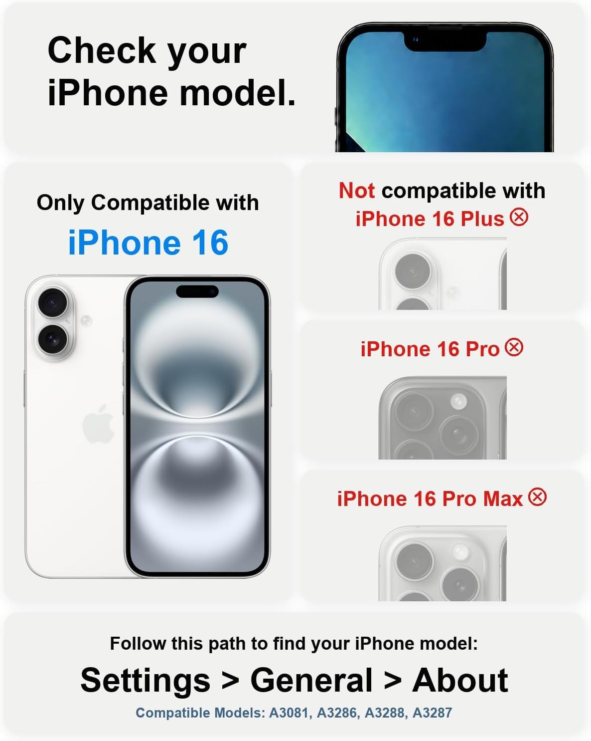 For iPhone 16 Incell Premium LCD Screen Replacement Digitizer Display JK lcd