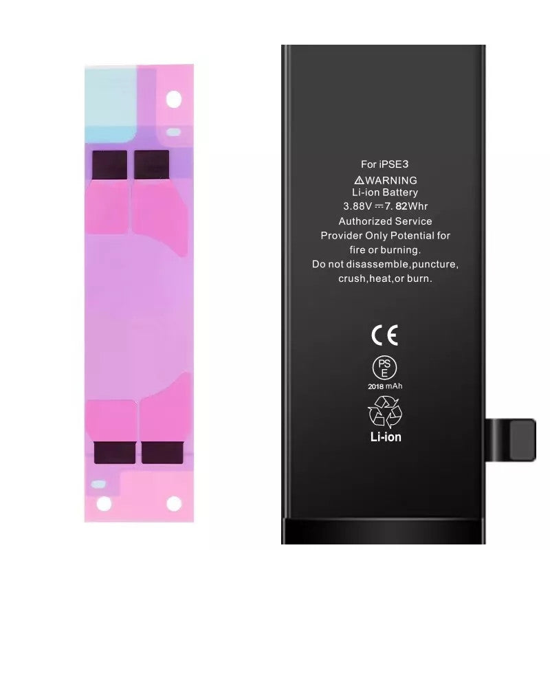 iPhone SE 2022 SE3 Replacement Battery Premium Quality 2018mAh with Adhesive