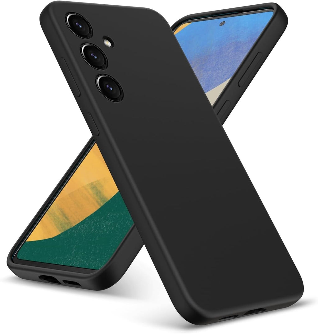 Samsung Galaxy A05s slim liquid silicone case black