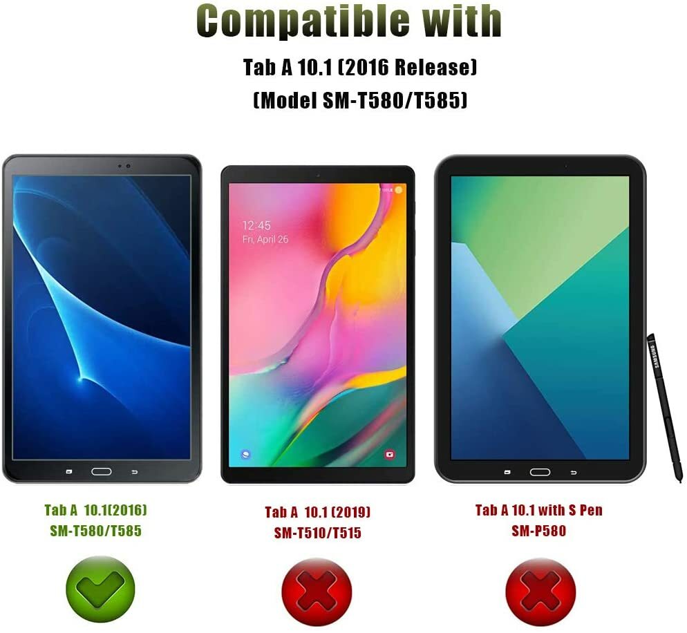 Tempered Glass Screen Protector For Samsung Galaxy Tab A 10.1 2016 SM T580 T585
