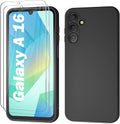 For Samsung Galaxy A16 Screen Protector + Case Liquid Silicone Shockproof Phone