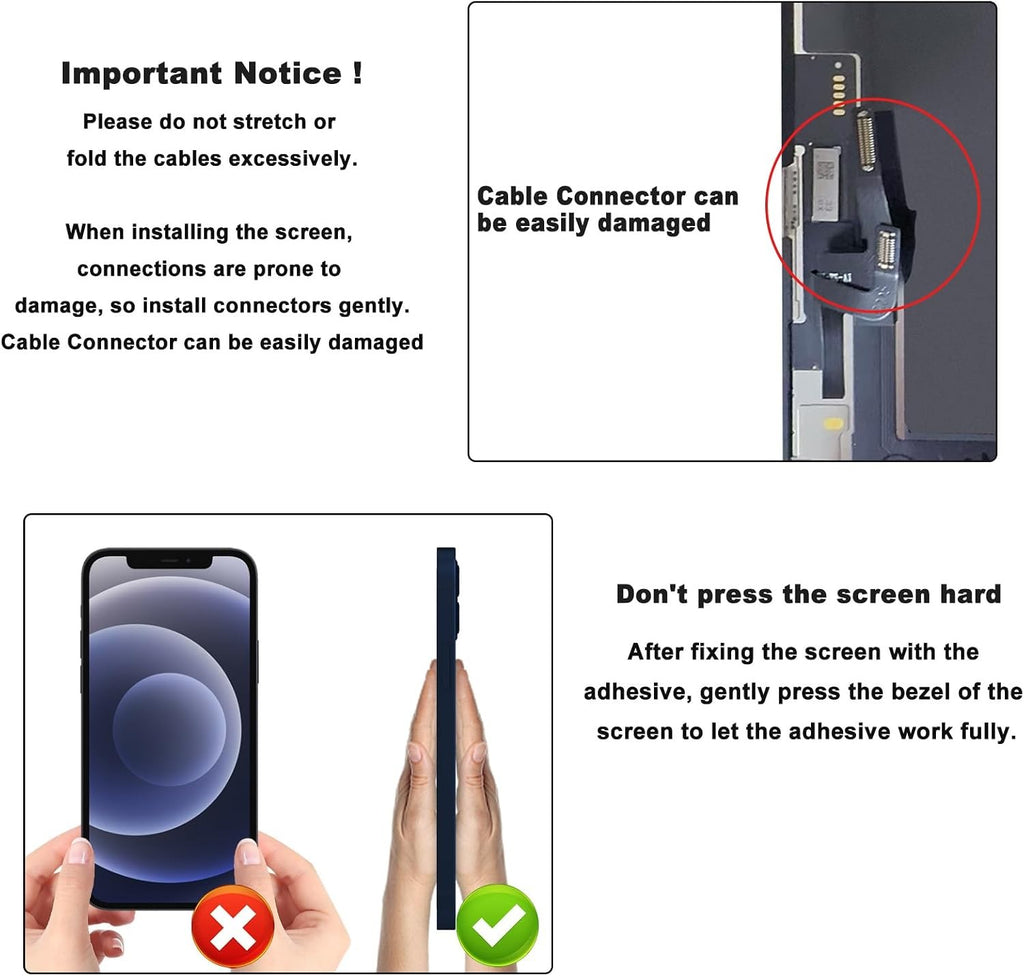 iPhone 16 Pro Replacement FHD Quality LCD Screen Digitizer Premium Quality - JK