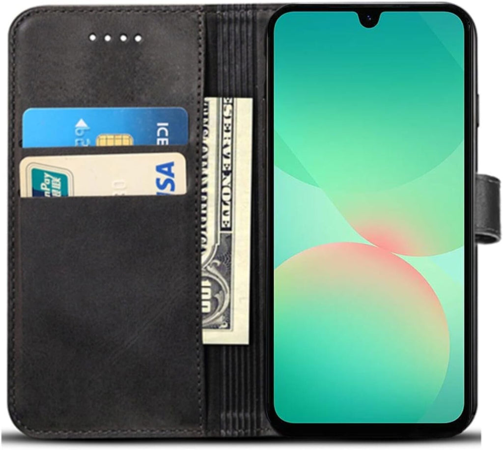 For Samsung Galaxy A26 5G Case Leather Wallet Book Flip Stand Cover for A26 5G