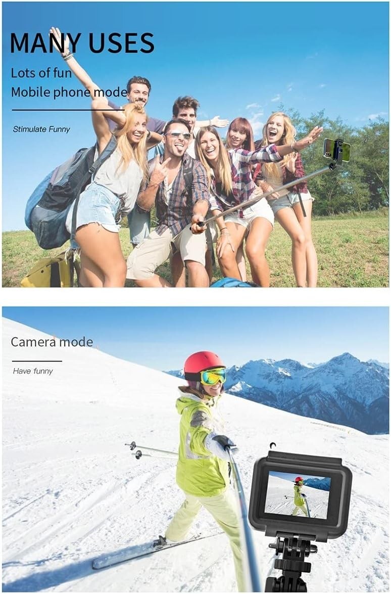 Folded selfie stick 19.5cm