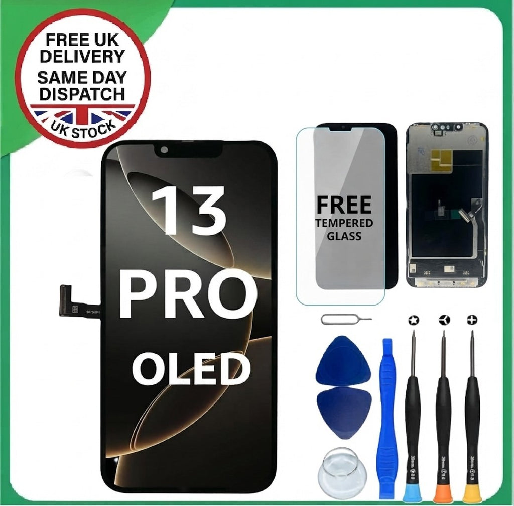 120HZ Soft OLED For iPhone 13 Pro Screen Replacement Display with Repair Kit