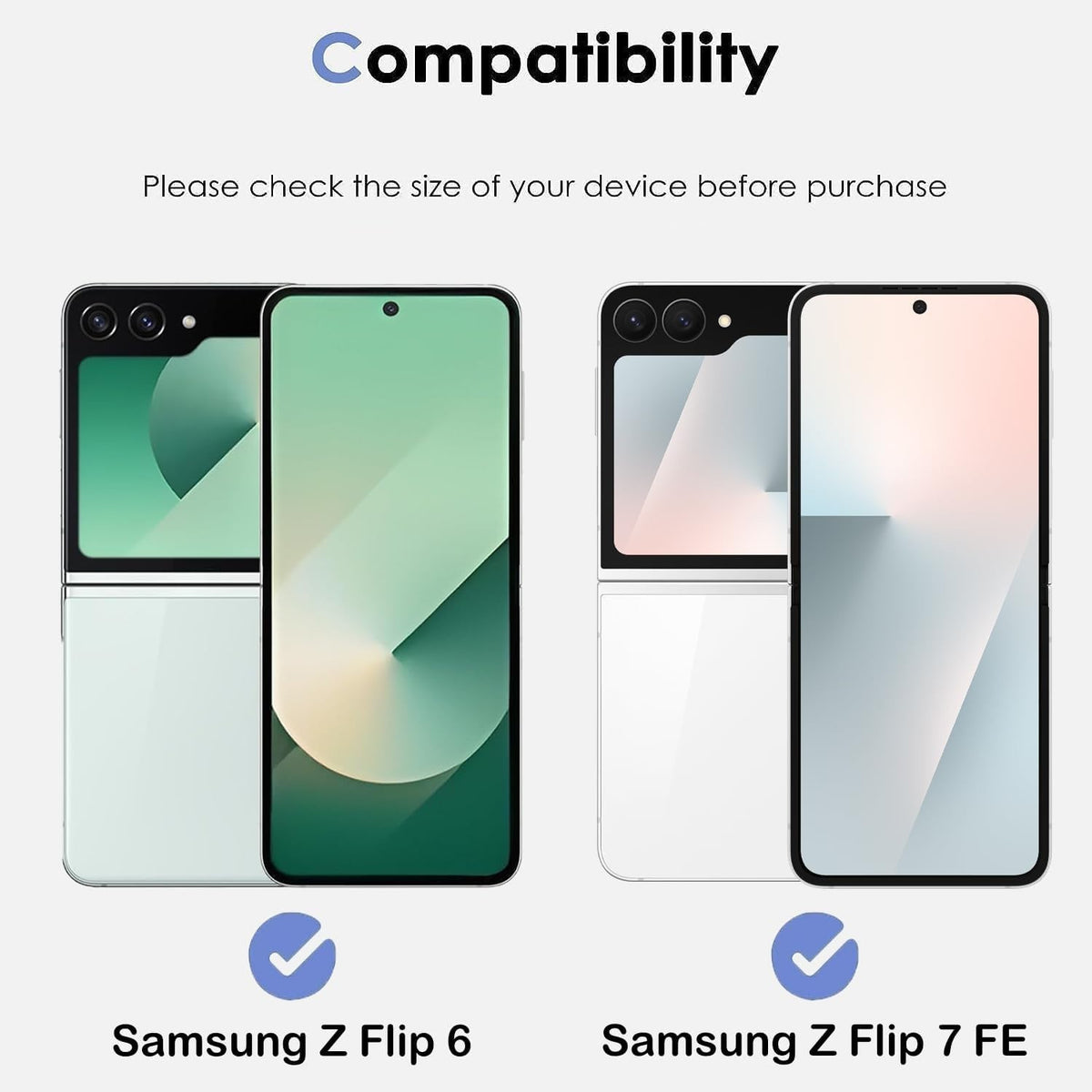 SCREEN Protector For Samsung Galaxy Z Flip 7 FE Hydrogel Cover - Clear TPU FILM