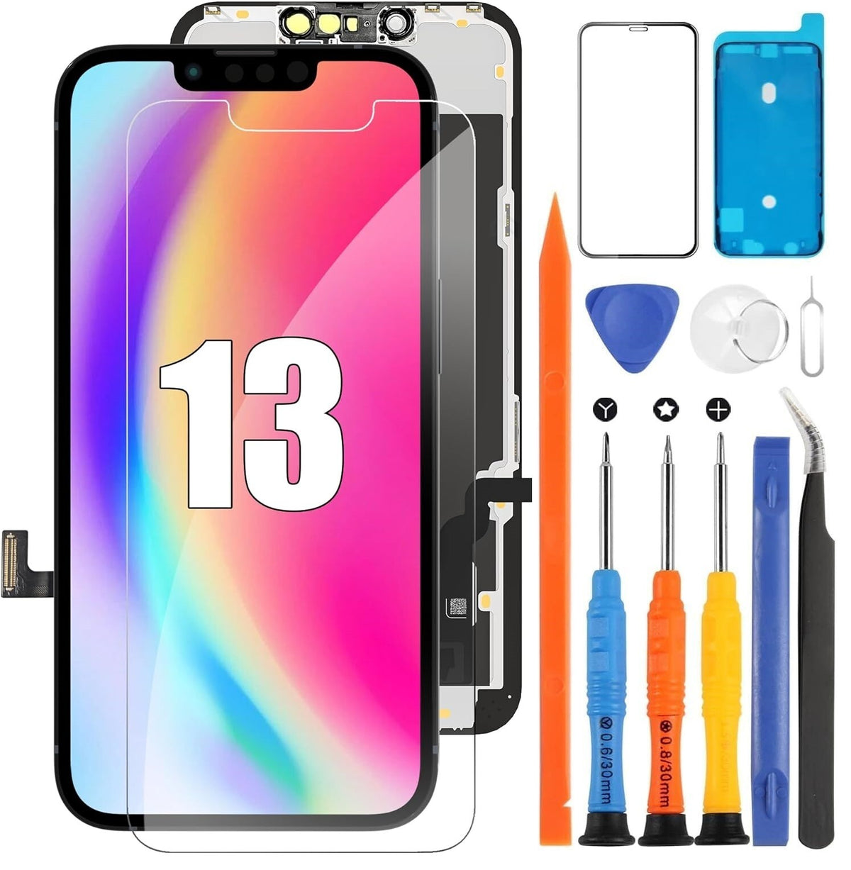 For Apple iPhone 13 LCD Screen Replacement & Digitizer Assembly Display & Tools