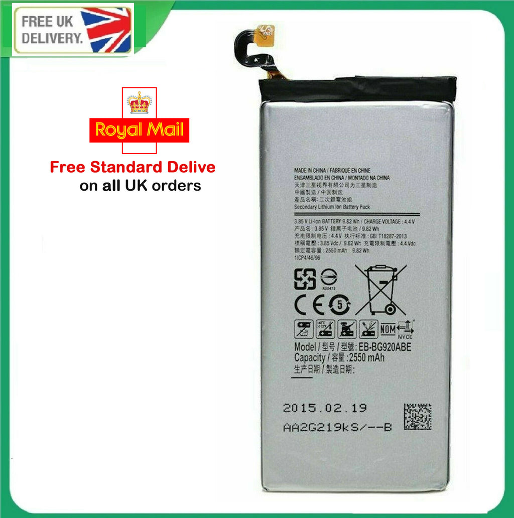 For Samsung EB-BG920ABE 2550mAh Battery For Samsung Galaxy S6 SM-G920