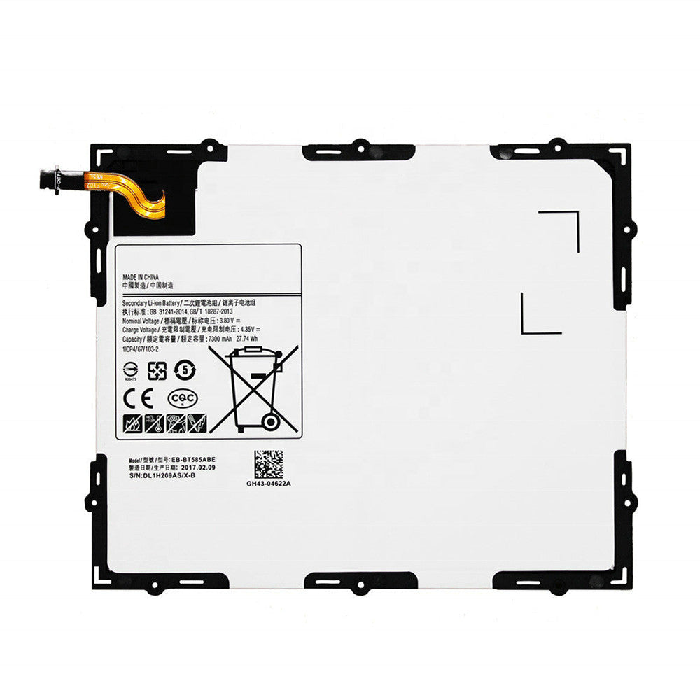 Battery For Samsung SM-T580, SM-T585, Galaxy Tab A 10.1 2016 WiFi EB-BT585ABA