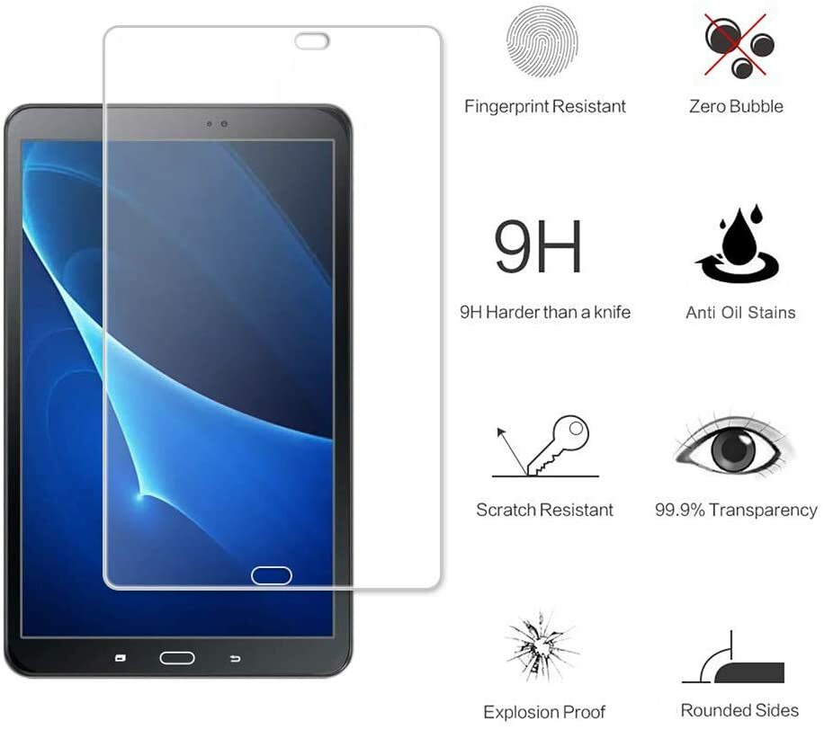 Tempered Glass Screen Protector For Samsung Galaxy Tab A 10.1 2016 SM T580 T585