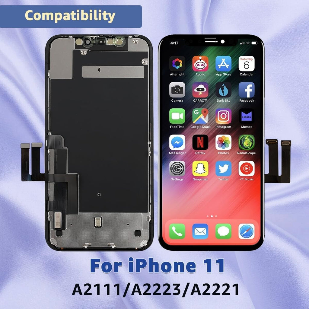 iPhone 11 LCD Screen Replacement JK Display Assembly 3D Touch Digitizer