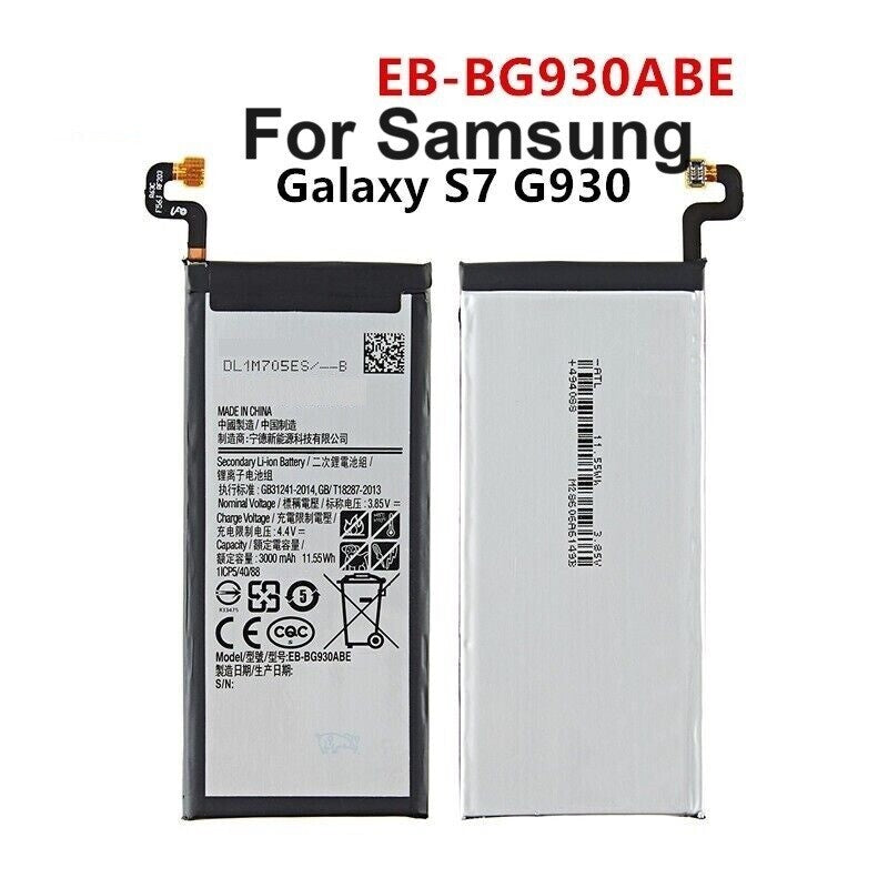 Replacement Battery For Samsung Galaxy S7 SM-G930F EB-BG930ABE 3000mAh