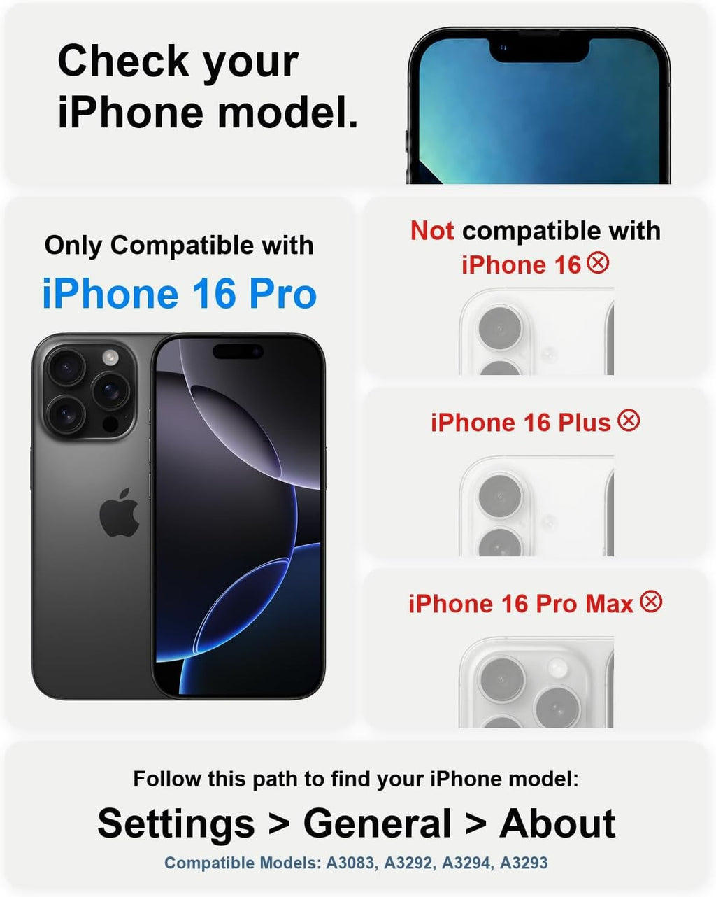 iPhone 16 Pro Replacement FHD Quality LCD Screen Digitizer Premium Quality - JK