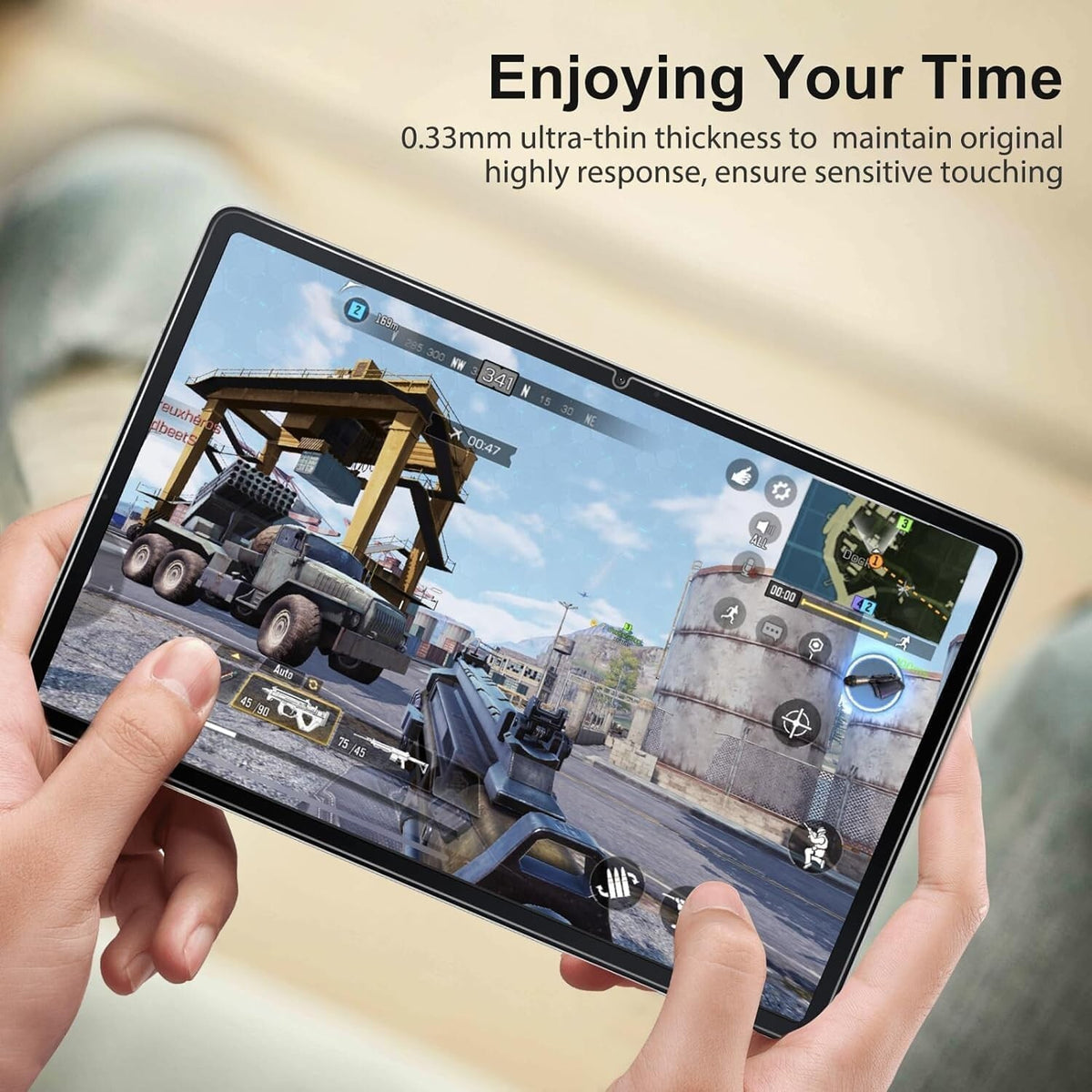 For Samsung Galaxy Tab S9 FE Tempered Glass Tablet Screen Protector