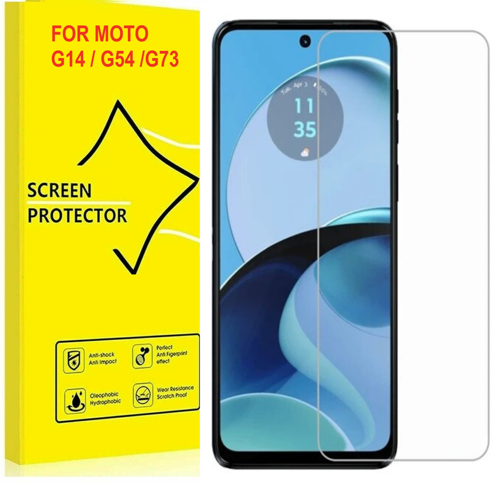 Gorilla Tempered Glass Screen Protector For Motorola Moto G54 5G, G14, G73