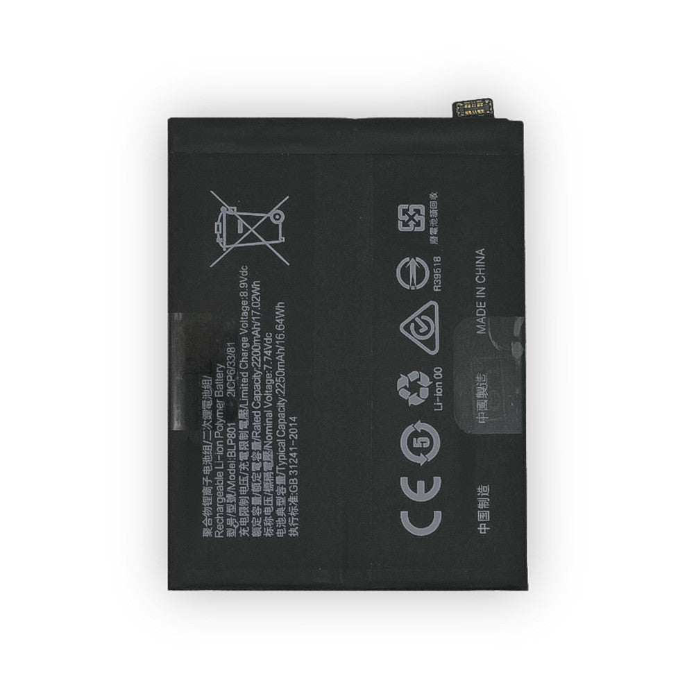 For Oneplus 8T Battery 1+8T BLP801 KB2000 KB2001 KB2003 KB2005