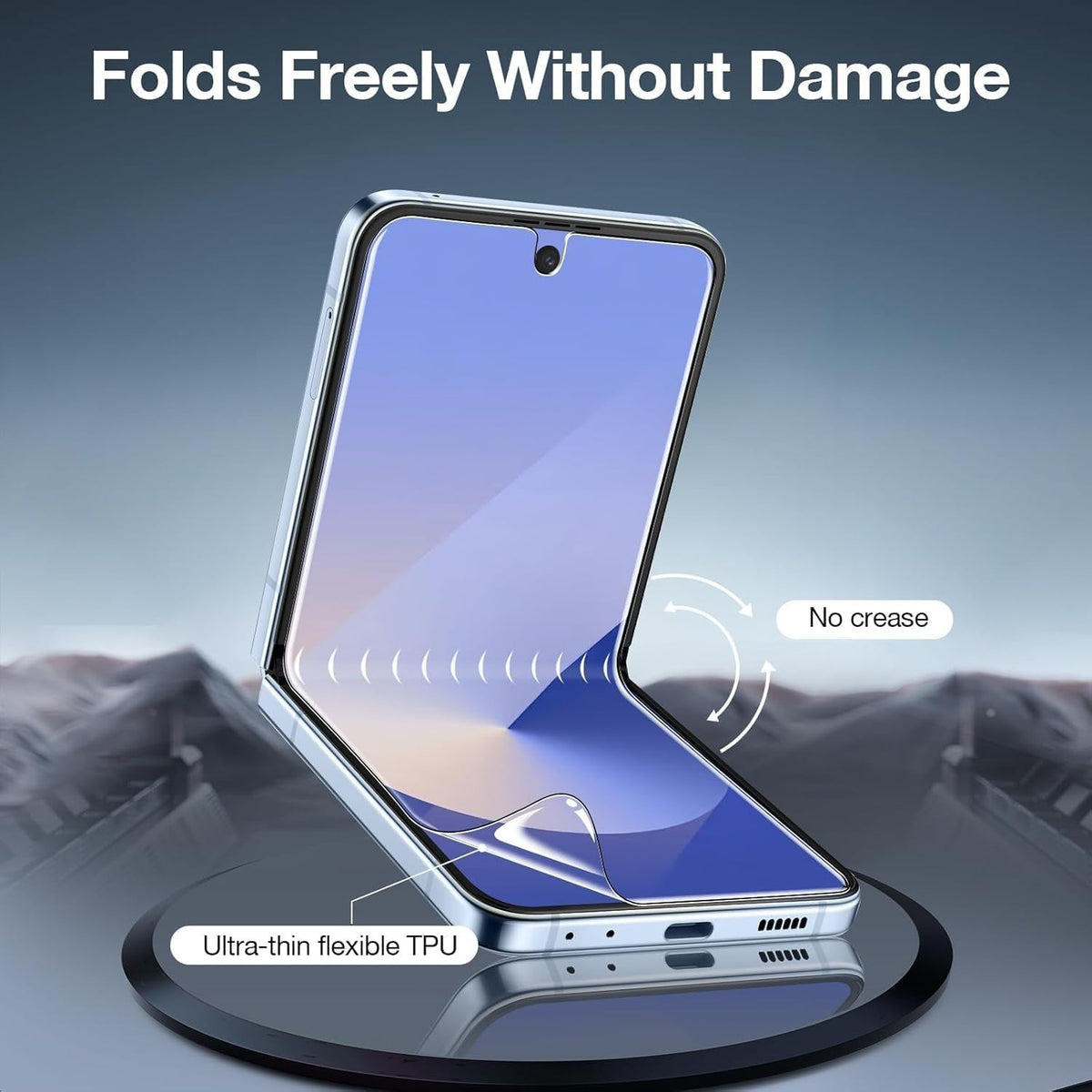 SCREEN Protector For Samsung Galaxy Z Flip 7 FE Hydrogel Cover - Clear TPU FILM