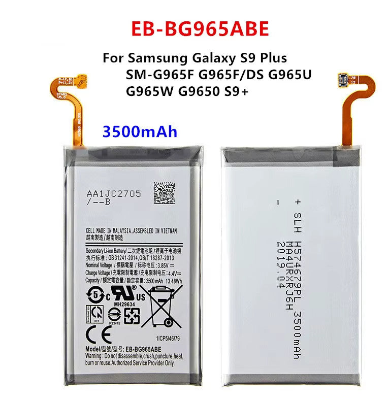 For Samsung Galaxy S9 Plus Battery Replacement Battery EB-BG965ABE SM-G965F 3500