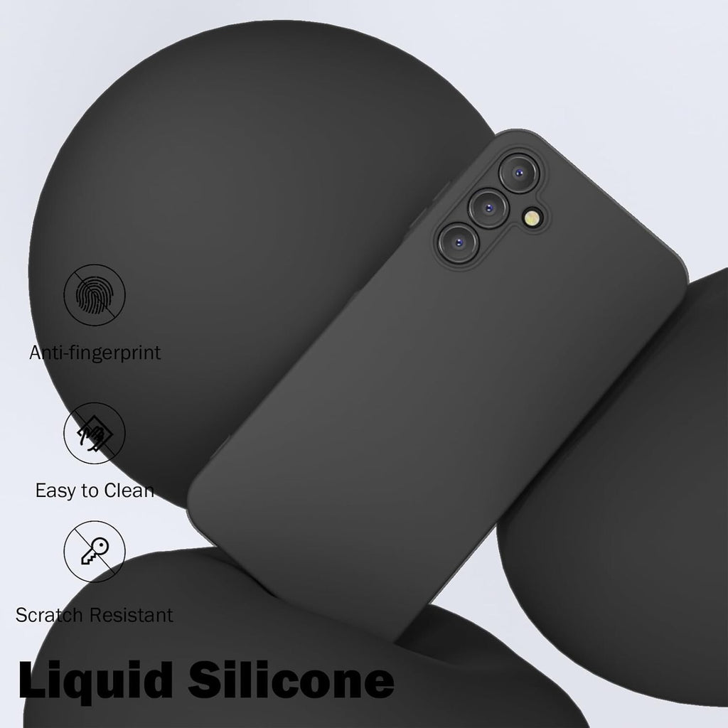 For Samsung Galaxy A16 Screen Protector + Case Liquid Silicone Shockproof Phone