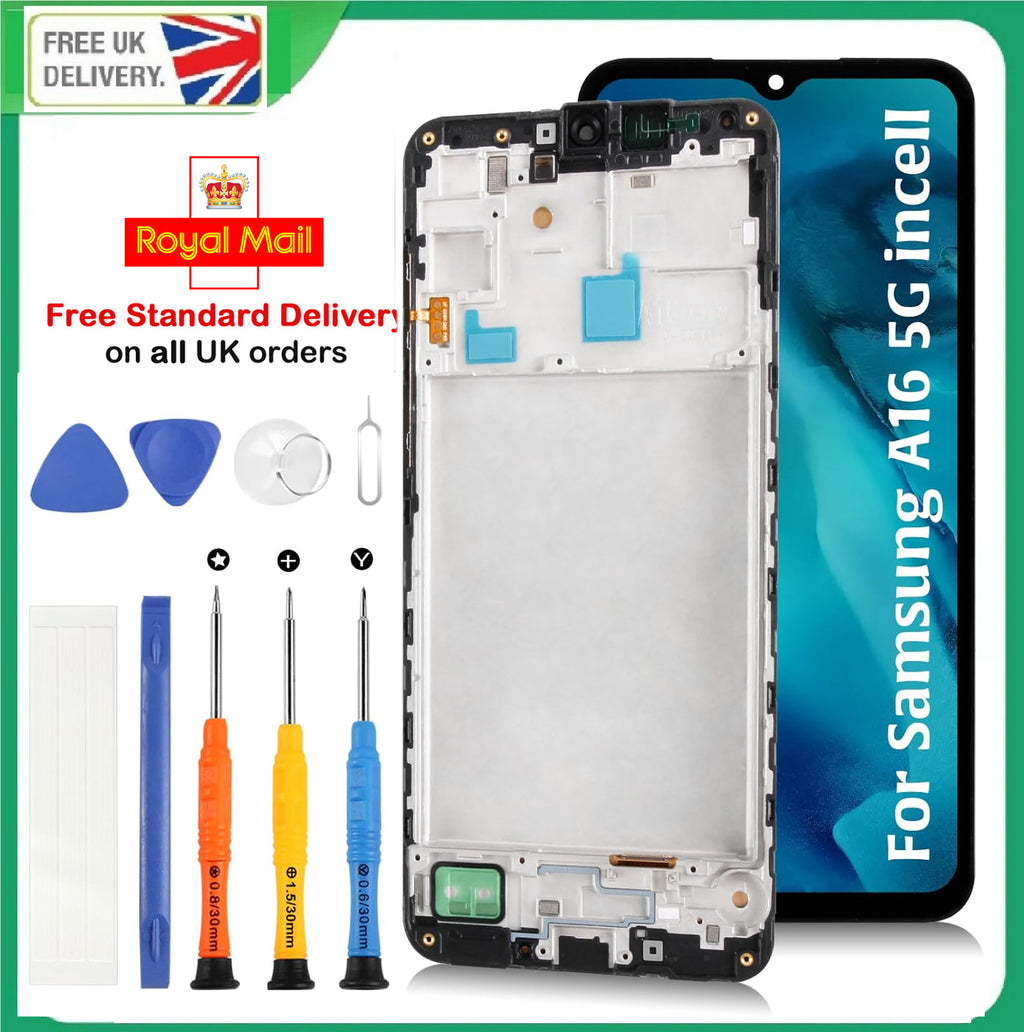 For Samsung Galaxy A16 5G SM-A166B/DS A166E LCD Display Screen Replacement+Frame