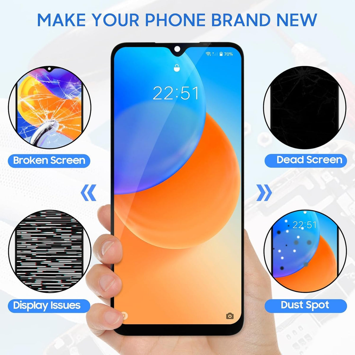 For Samsung Galaxy A36 5G SM-A366B OLED LCD Display Touch Screen Replacement LCD