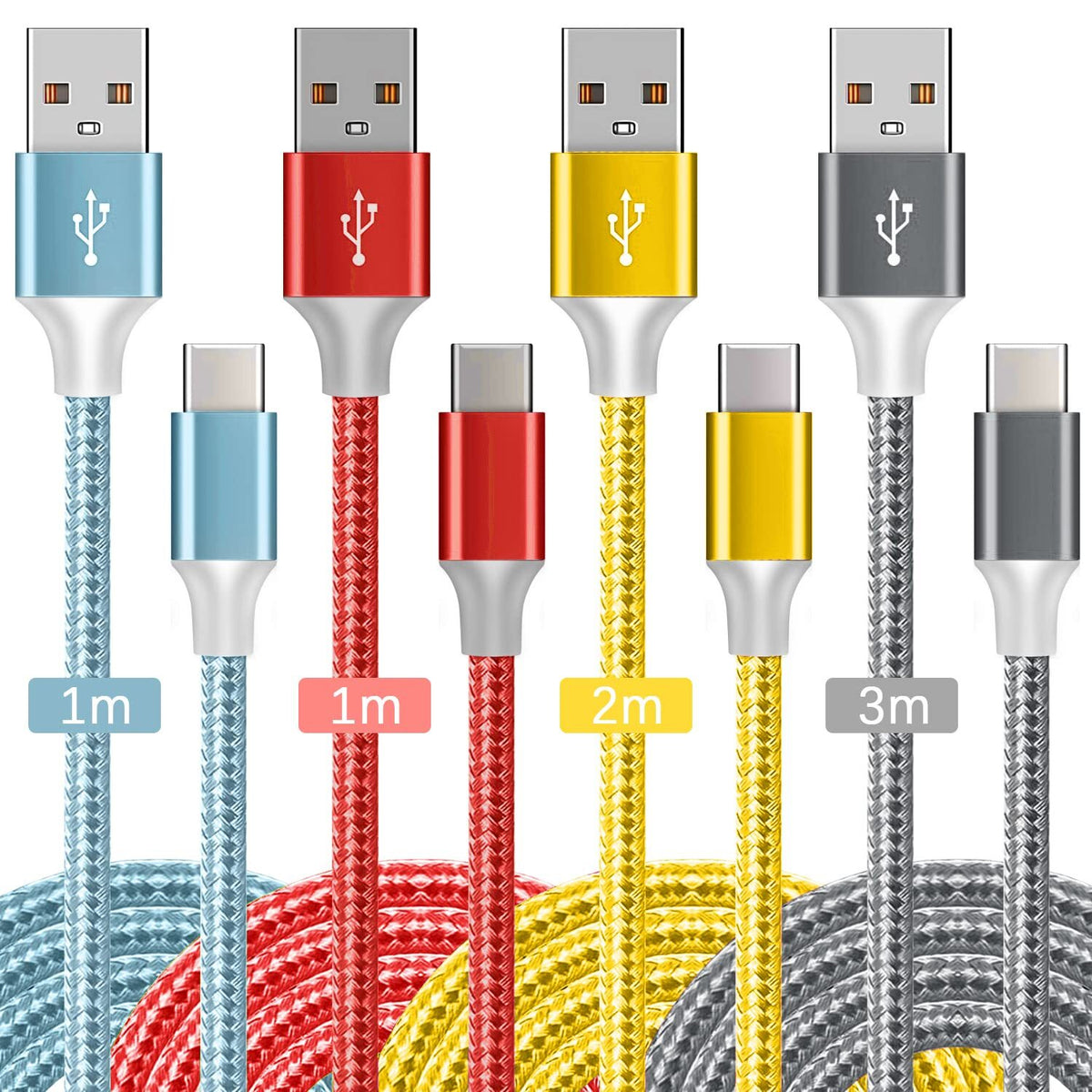 For Samsung A52, A52S, A13, A14, A23, A53, A33 Super Fast Charger Cable Long