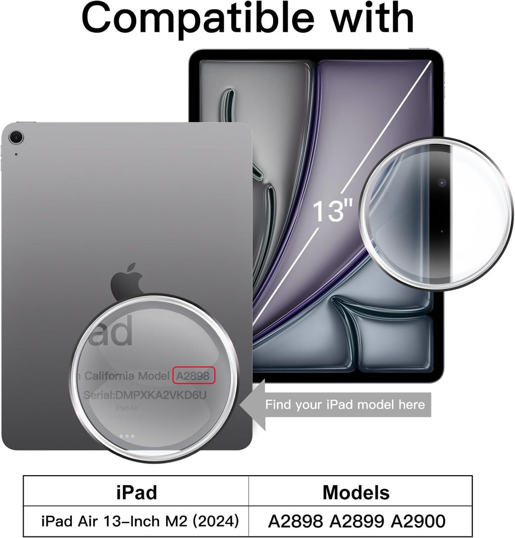 For iPad Air 13-Inch M2 (2024) Tempered Glass Screen Protector for iPad Air 13
