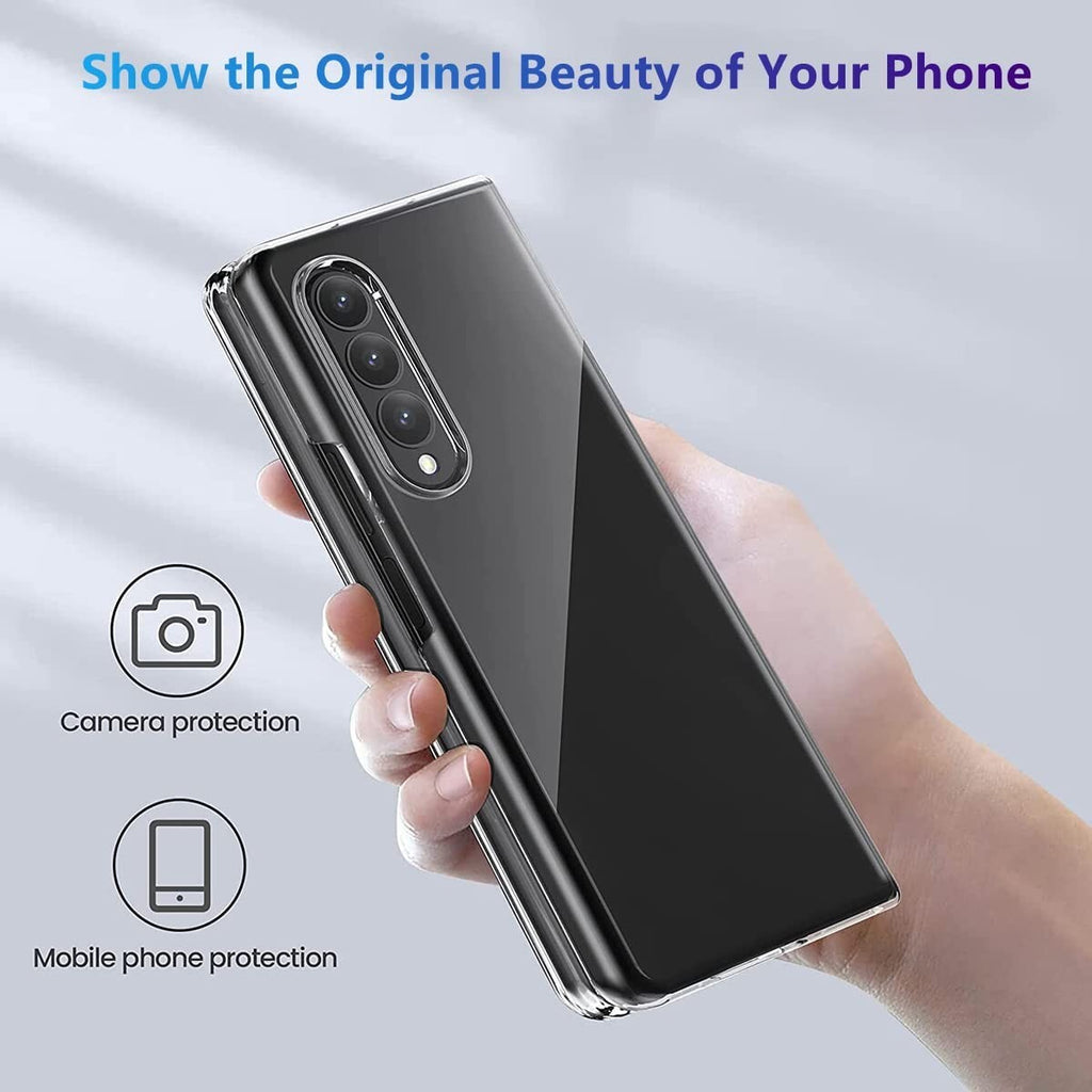 For Samsung Galaxy Z Fold5/4/3 5G Shockproof Clear Slim Rugged Hybrid Case Cover