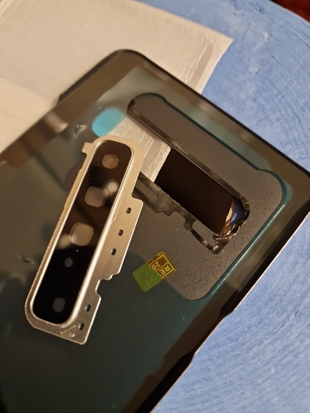 For Samsung Galaxy S10 5G G977B Rear Back Glass Battery Cover Camera LENS UK