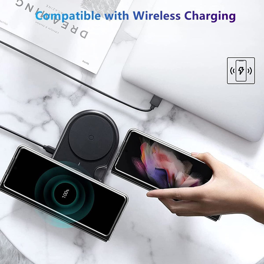 For Samsung Galaxy Z Fold5/4/3 5G Shockproof Clear Slim Rugged Hybrid Case Cover